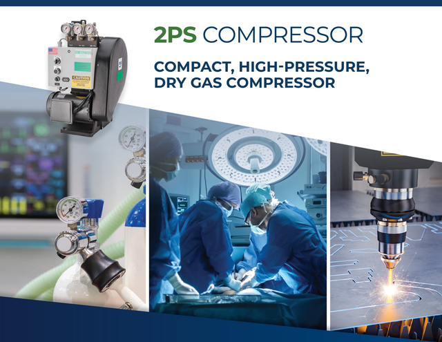New Compact, Low Flow 2PS Compressors Medical Industrial | RIX